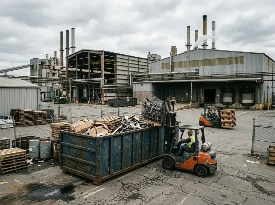 industrial-factory-scrap-conta-003 — frequently asked questions, Cheap Roll-off Dumpster Rentals in Huntley, IL